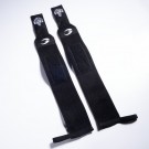 Hardcore Wrist Wraps, Black/WHITE 18